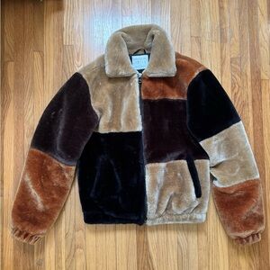 Urban Outfitters Tan and Black Jacket